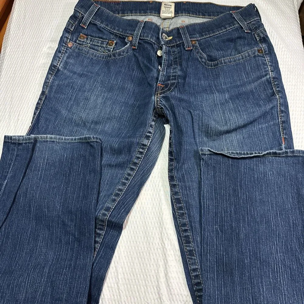 True Religion Logan Jeans  36x33 Made In USA